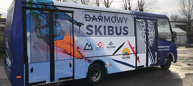 Darmowe skibusy w Szczyrku. Od dzisiaj! Darmowe skibusy w Szczyrku. Od dzisiaj!