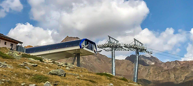 Nowa gondola w Maso Corto